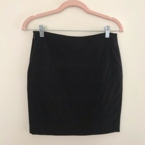 WHBM black pencil skirt